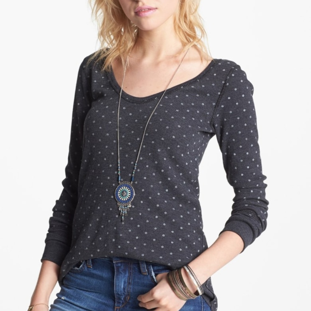 We The Free/Free People | Polka Dot Thermal Tee